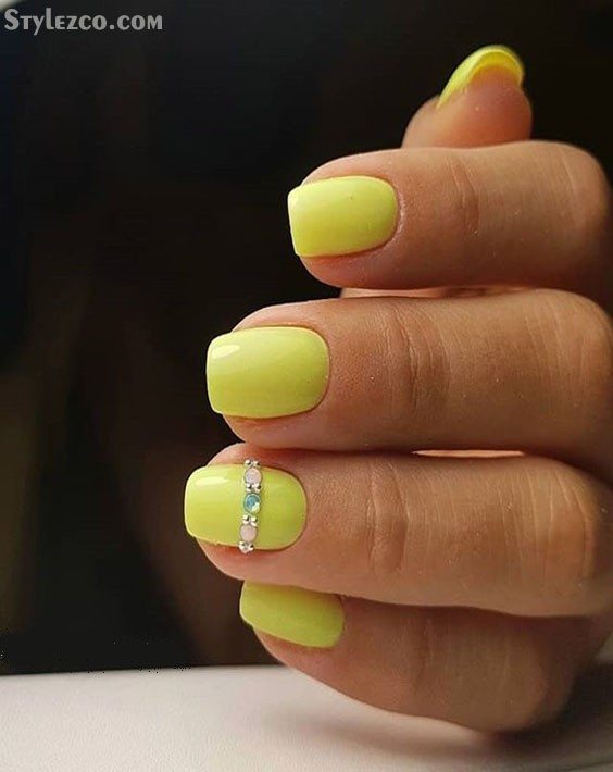 Trendiest Yellow Nail Art Design That are So Perfect for 2018