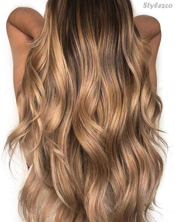 Smart Look of Light Brown Hair Color Ideas & Highlight for 2018