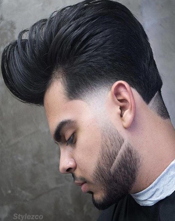 2018 Upside Long Hairstyles with Hot Beards for Men’s