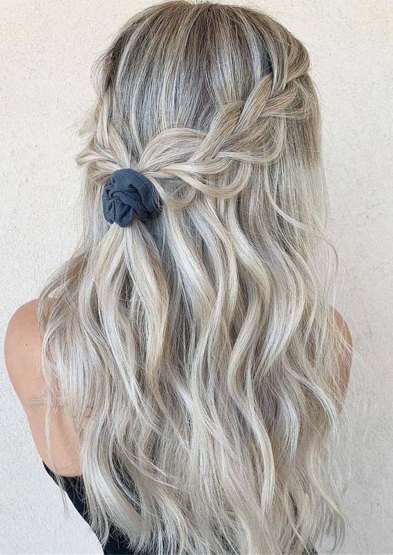 Gorgeous Tied up Braided Hairstyles for Long Hair in 2019 ... (565 x 799 Pixel)