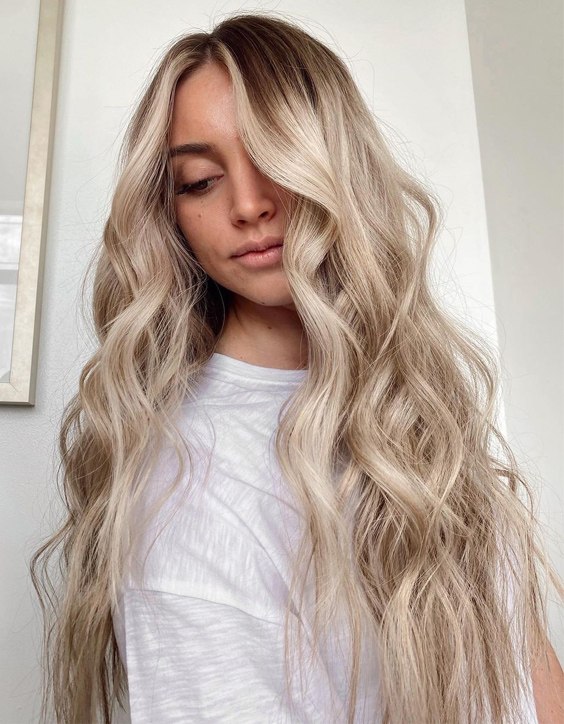 Long Balayage Hair Color Highlights In 2022